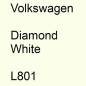 Preview: Volkswagen, Diamond White, L801.